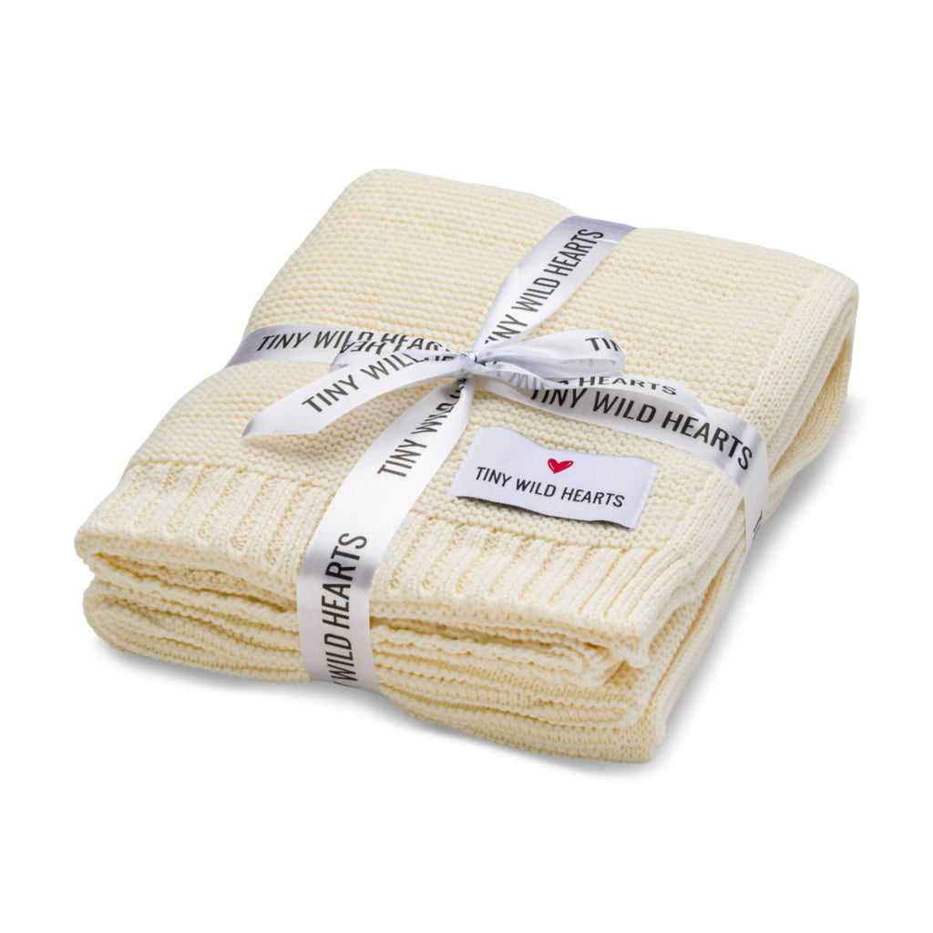 Finn Organic Knit Blanket - TINY WILD HEARTS
