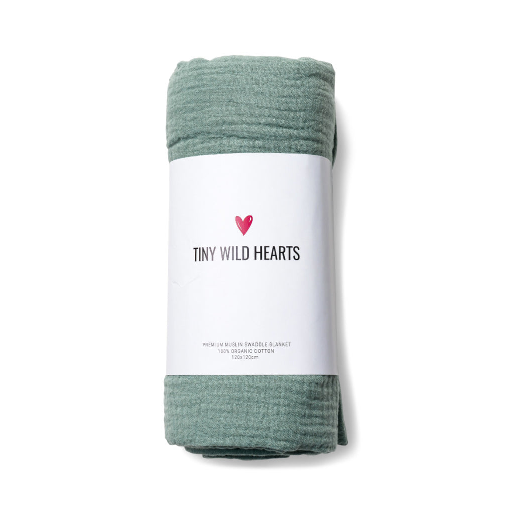 Matteo Organic Muslin Blanket - TINY WILD HEARTS